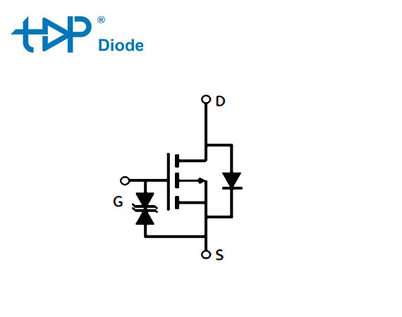 MOSFET SOT-23 P-Channel TP40P05-Topdiode
